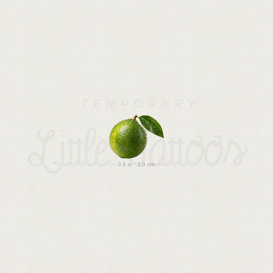 Little Lime Temporary Tattoo - Set of 3