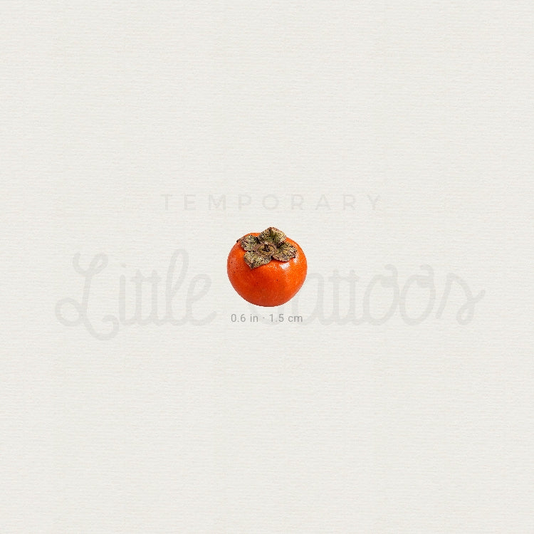 Little Persimmon Temporary Tattoo - Set of 3