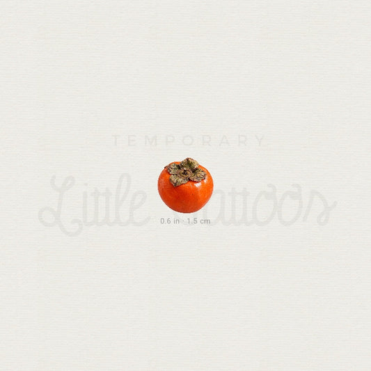 Little Persimmon Temporary Tattoo - Set of 3