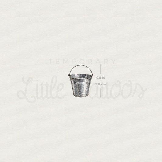 Bucket Temporary Tattoo - Set of 3