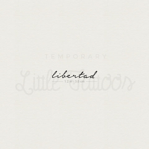 Libertad Temporary Tattoo - Set of 3