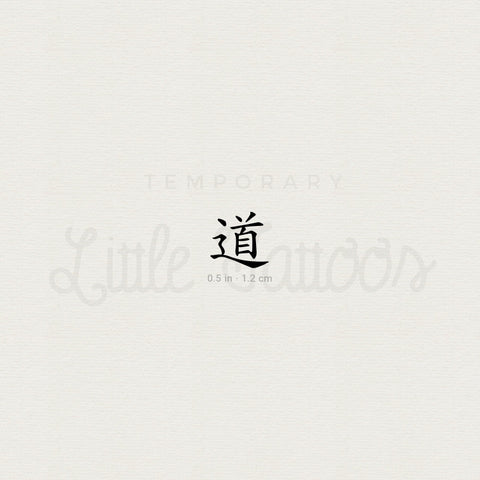 Small Tao Temporary Tattoo - Set of 3