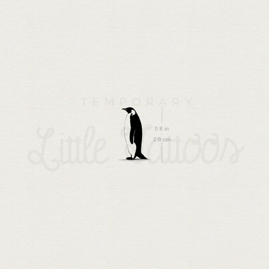 Walking Penguin Temporary Tattoo - Set of 3