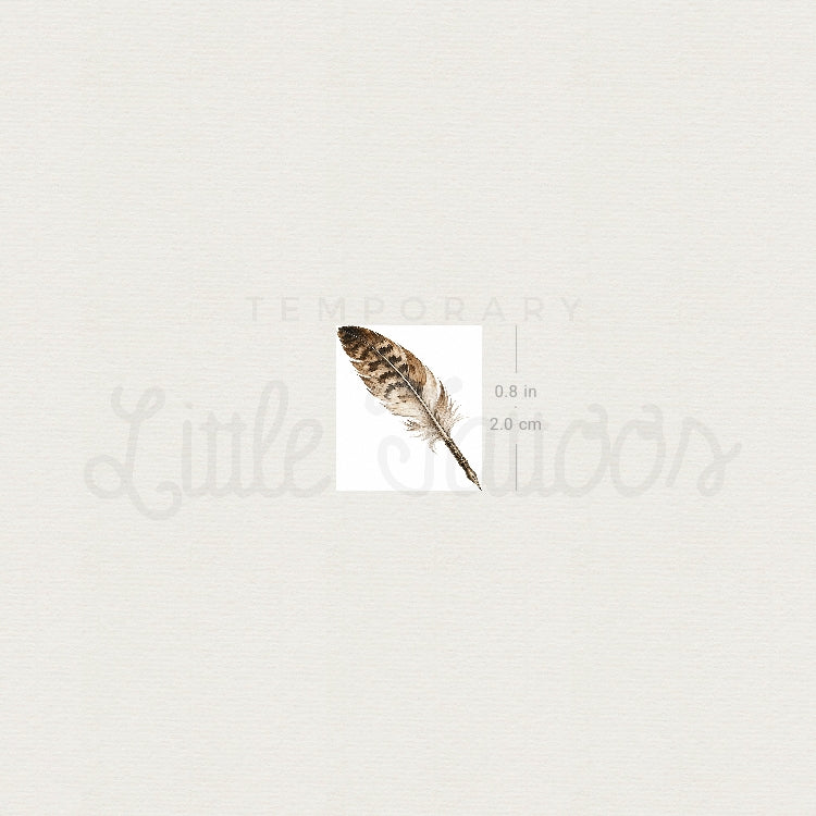Quill Temporary Tattoo - Set of 3