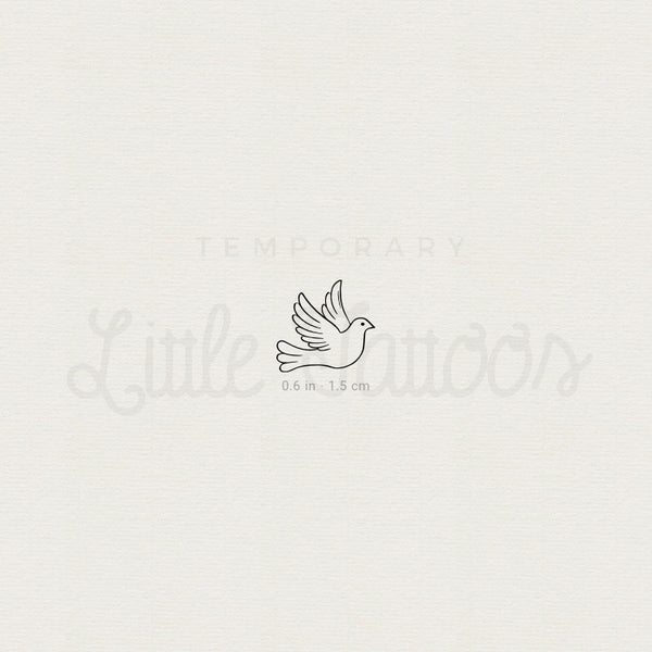 Little Dove Temporary Tattoo - Set of 3