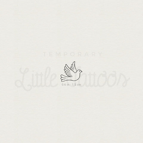 Little Dove Temporary Tattoo - Set of 3