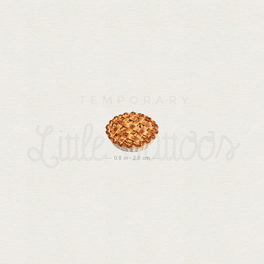 Apple Pie Temporary Tattoo - Set of 3