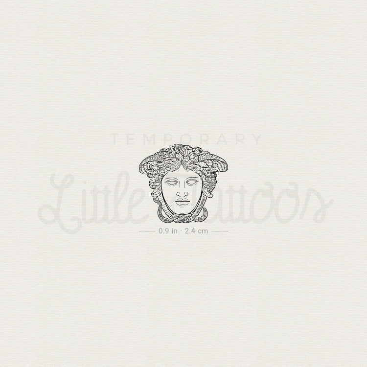 Medusa Rondanini Temporary Tattoo - Set of 3