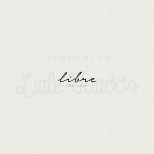 Libre Temporary Tattoo - Set of 3