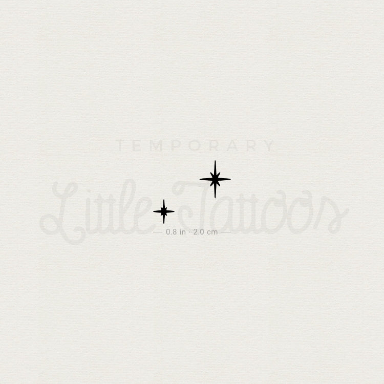 Small The Second Star To The Right Temporary Tattoo - Set of 3 – Little ...