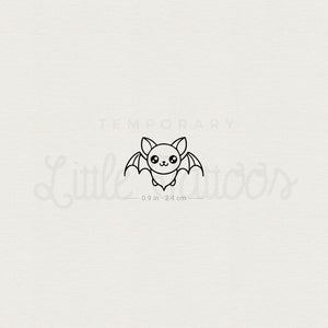 Tiny Bat Temporary Tattoo - Set of 3