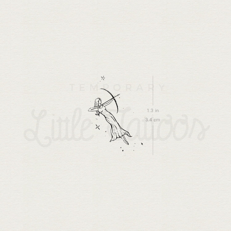 Archer By Stefano Mazza Temporary Tattoo - Set of 3