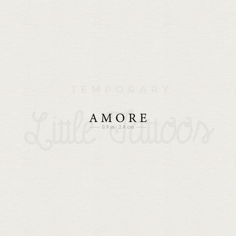 AMORE Temporary Tattoo - Set of 3