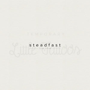 Steadfast Temporary Tattoo - Set of 3