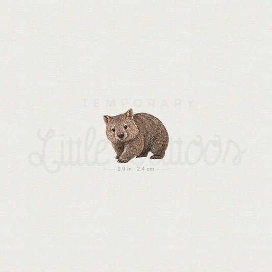 Wombat Temporary Tattoo - Set of 3