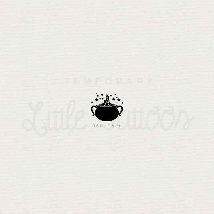 Tatuaje temporal de caldero - Juego de 3