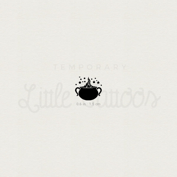 Cauldron Temporary Tattoo - Set of 3