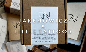 Jakenowicz x Little Tattoos temporary tattoo collection