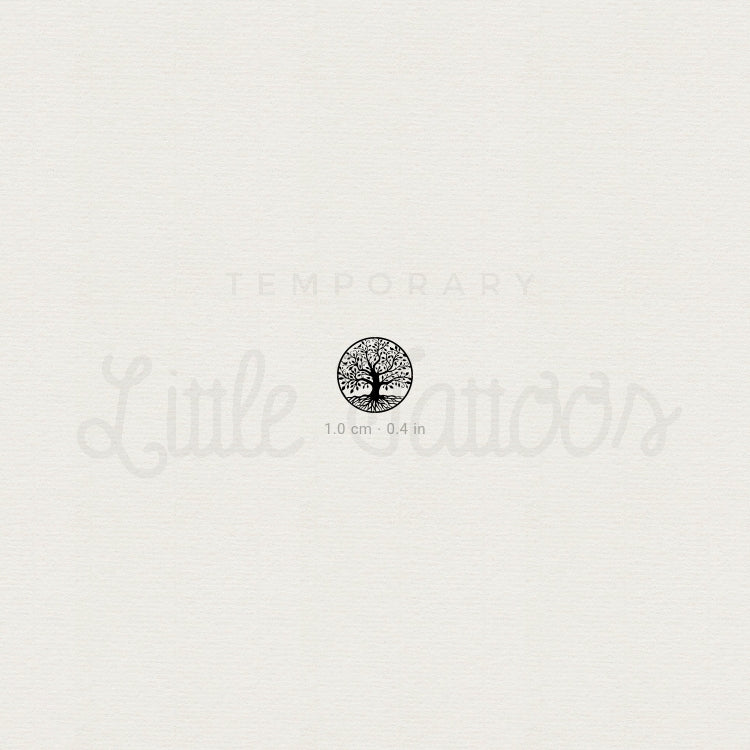 Little Tree Of Life Temporary Tattoo - Set of 3
