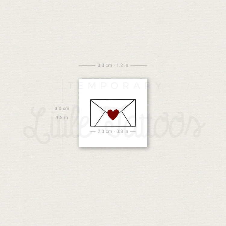 Love Letter Temporary Tattoo