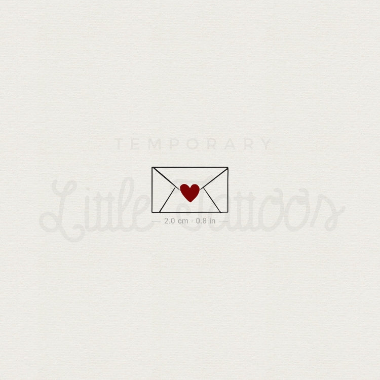 Love Letter Temporary Tattoo