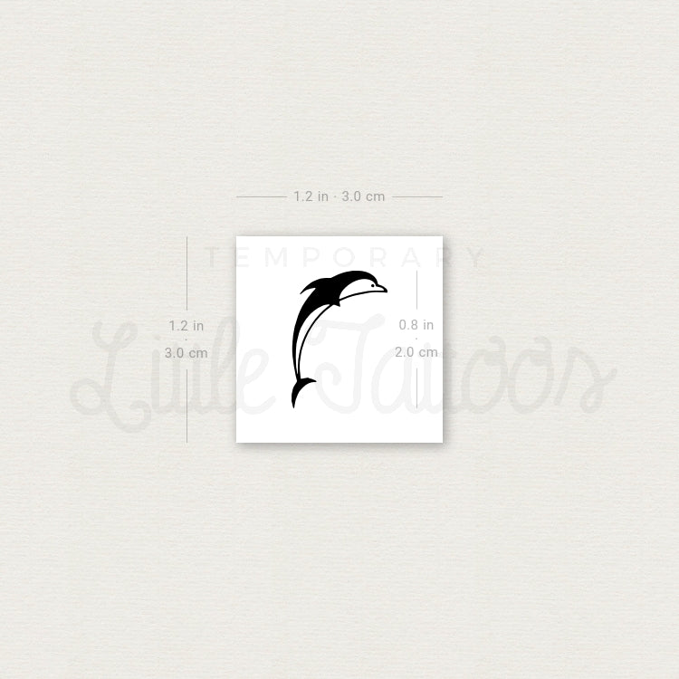 Dolphin Temporary Tattoo - Set of 3