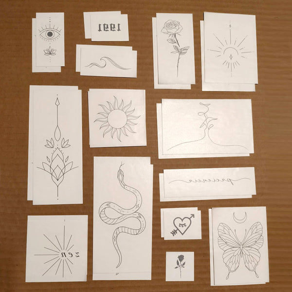Temporary Tattoo Collection by 1991.ink