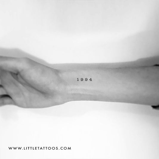 1994 Birth Year Temporary Tattoo - Set of 3