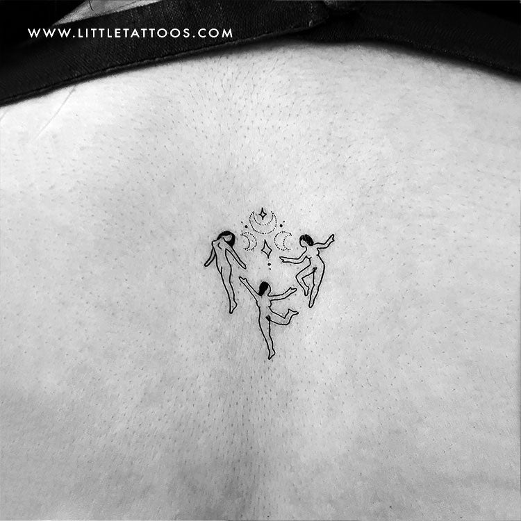 Tatuaje temporal de bruja Aquelarre de Tukoi - Juego de 3