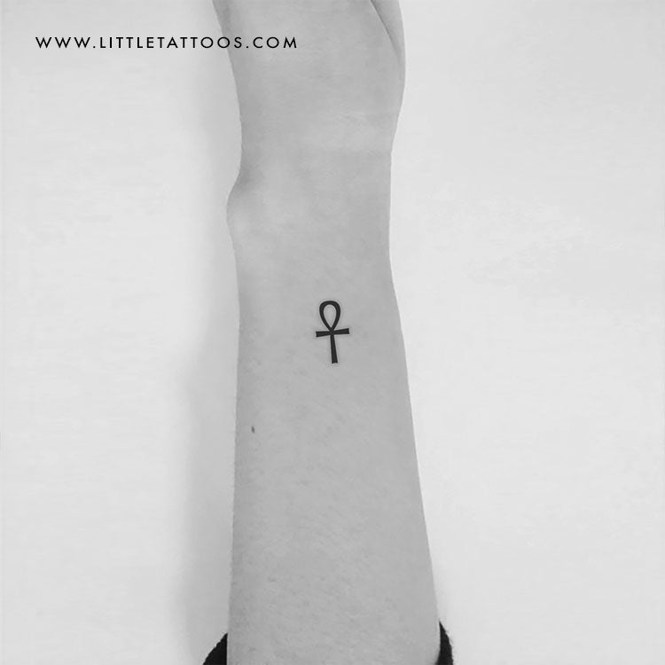 Tatuaje temporal de Ankh - Juego de 3