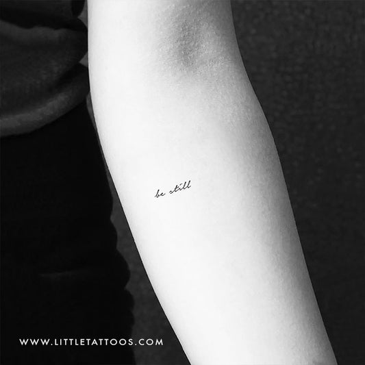 Be Still Temporary Tattoo - Set of 3