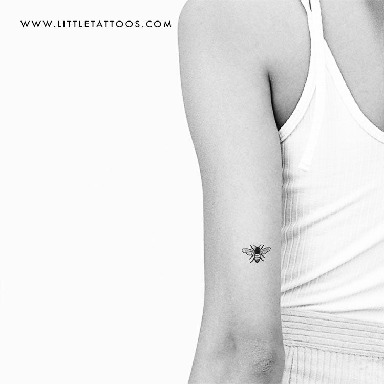 Bee Temporary Tattoo - Set of 3