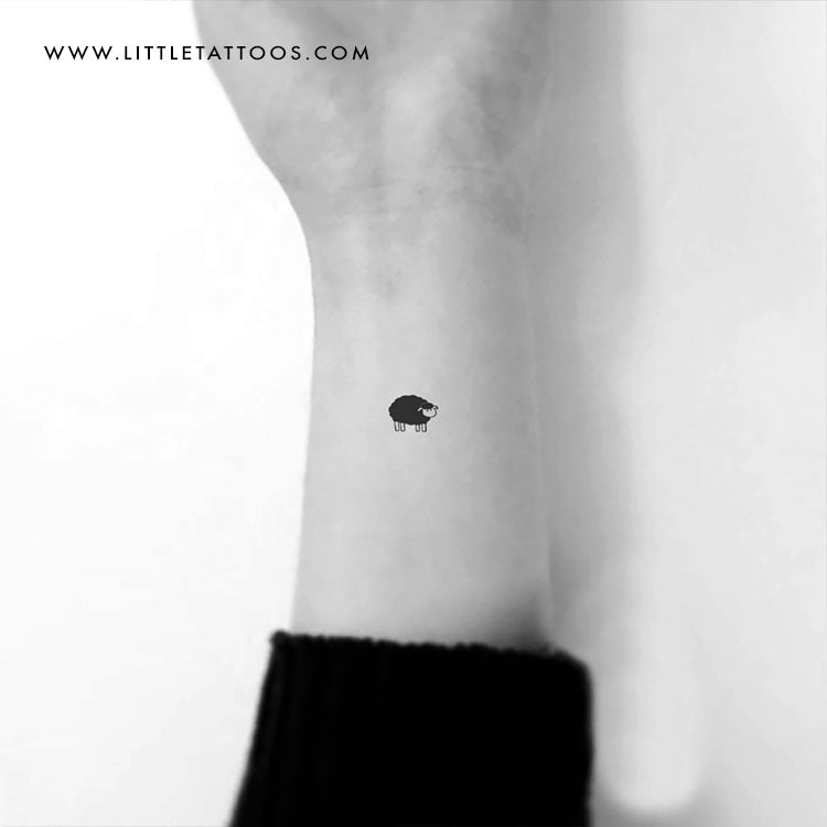 Black Sheep Temporary Tattoo - Set of 3