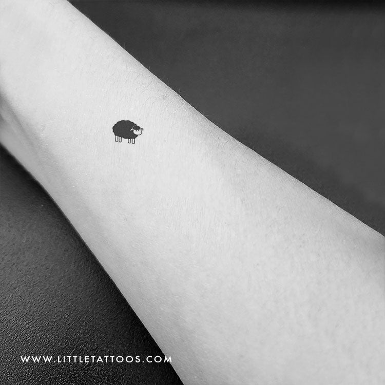 Black Sheep Temporary Tattoo - Set of 3