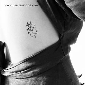 Blossoming Woman Temporary Tattoo by Tukoi - Set of 3