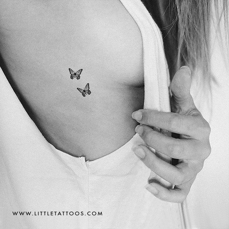 Butterfly Lovers Temporary Tattoo - Set of 3