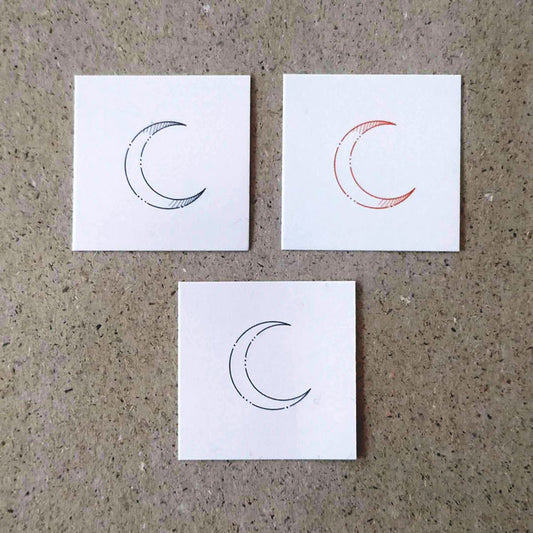 Colección de tatuajes temporales Crescent Moon de Jakenowicz