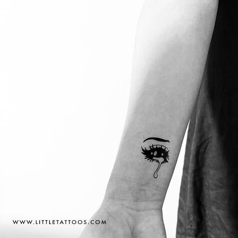 Crying Eye Temporary Tattoo by Tukoi - Set of 3