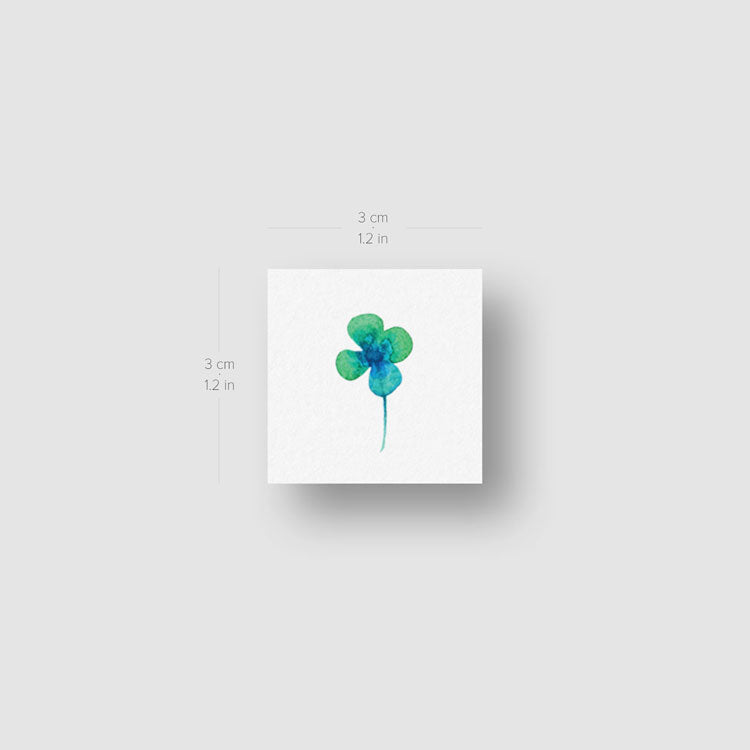 Four Leaf Clover Temporary Tattoo by Zihee - Set of 3