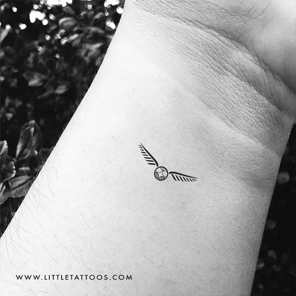 Golden Snitch Temporary Tattoo - Set of 3