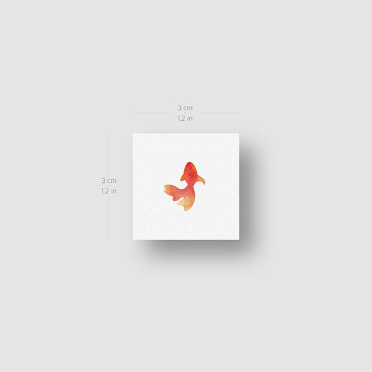 Goldfish Temporary Tattoo by Zihee - Set of 3