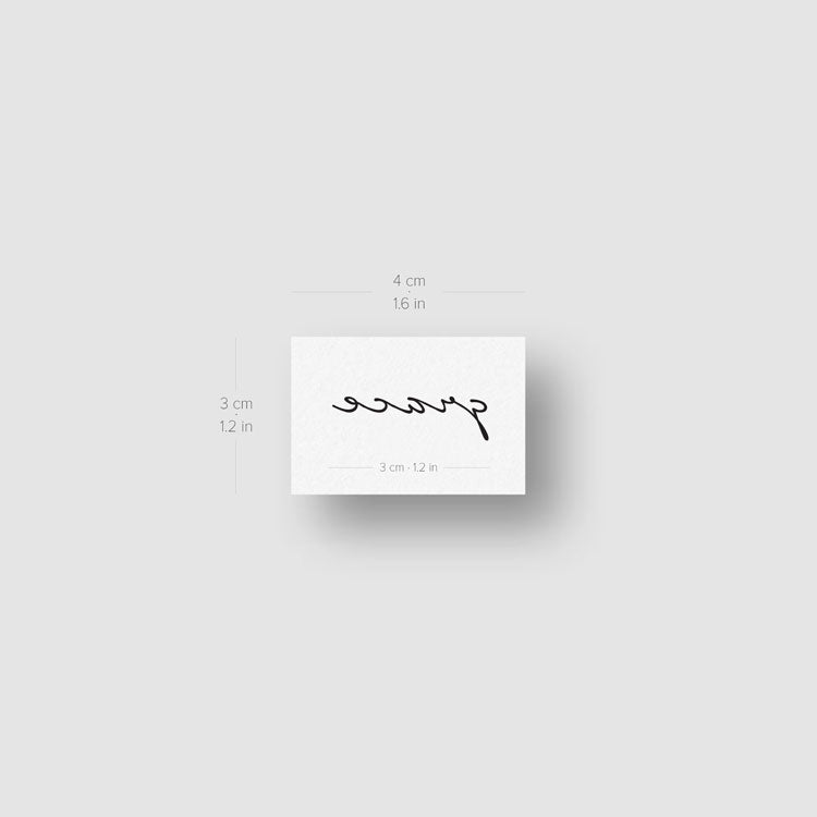 Grace Temporary Tattoo - Set of 3