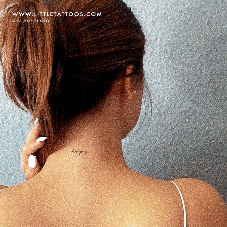 'Hope' Temporary Tattoo - Set of 3