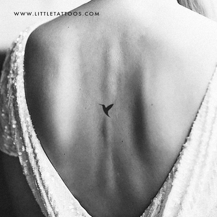 Tatuaje temporal de colibrí (izquierda) - Juego de 3