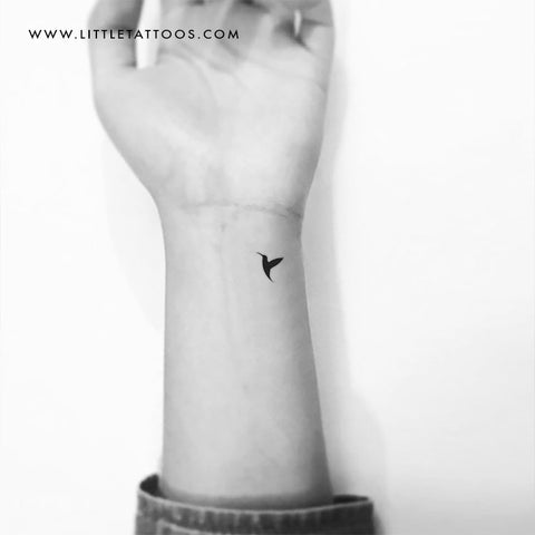 Little Hummingbird Temporary Tattoo - Set of 3