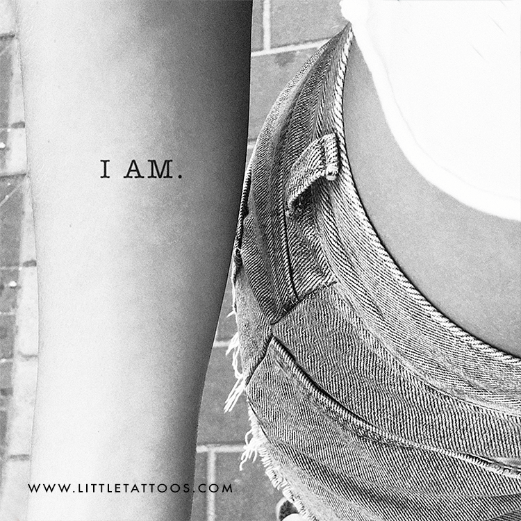 I AM Temporary Tattoo - Set of 3
