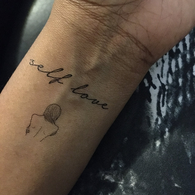 Self Love Temporary Tattoo - Set of 3