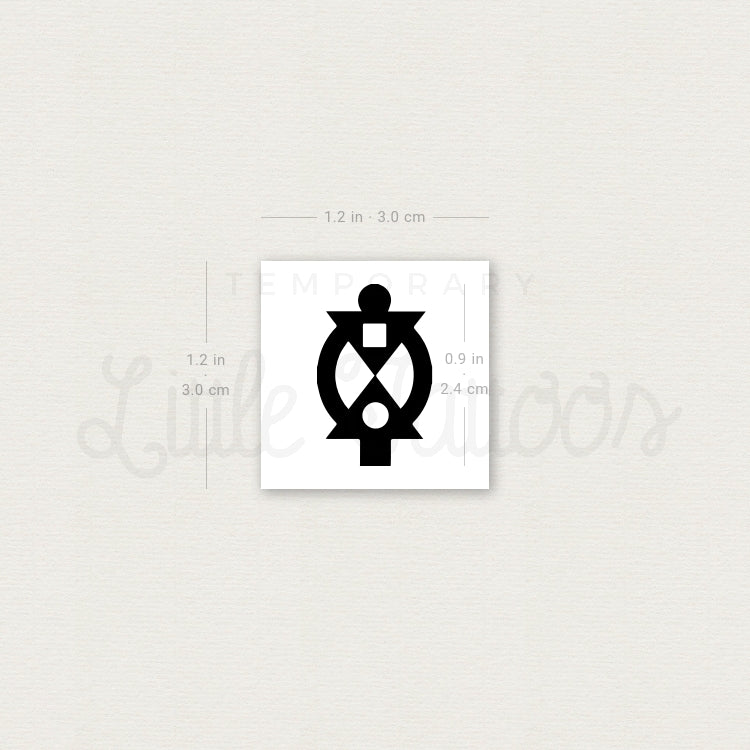 Boa Me Na Me Mmoa Wo Temporary Tattoo - Set of 3