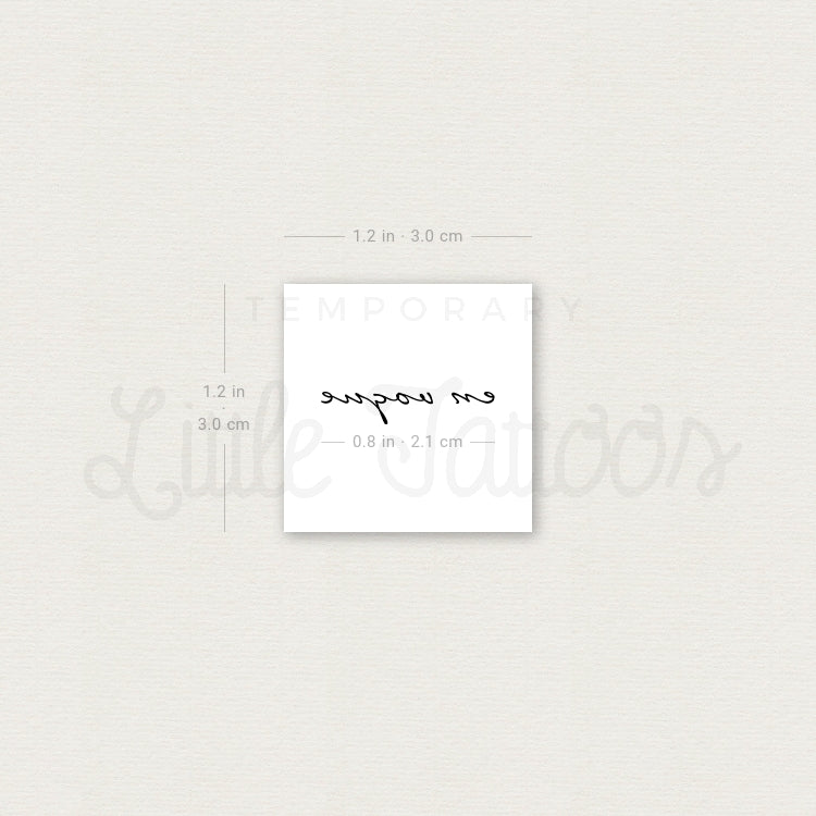 En Vogue Temporary Tattoo - Set of 3