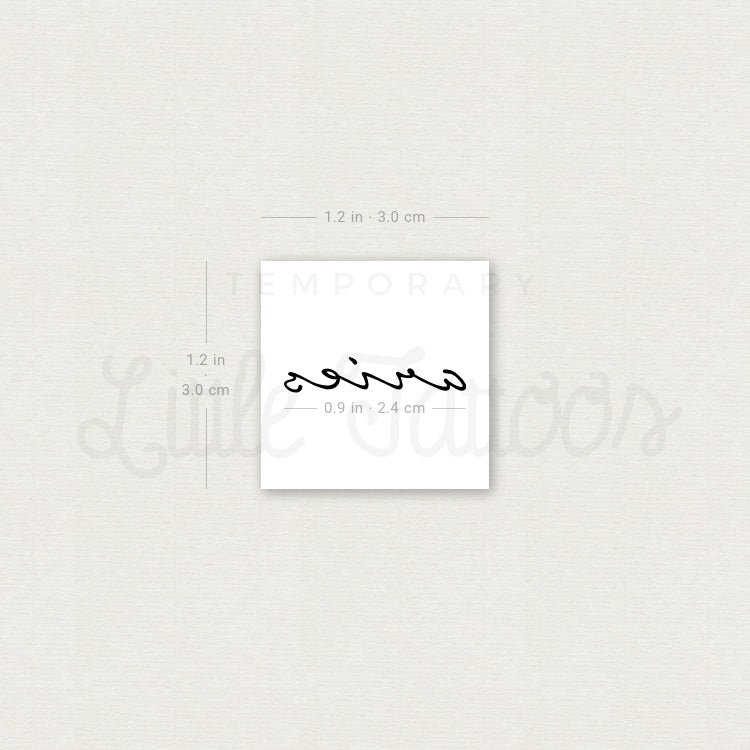 Aries Temporary Tattoo - Set of 3